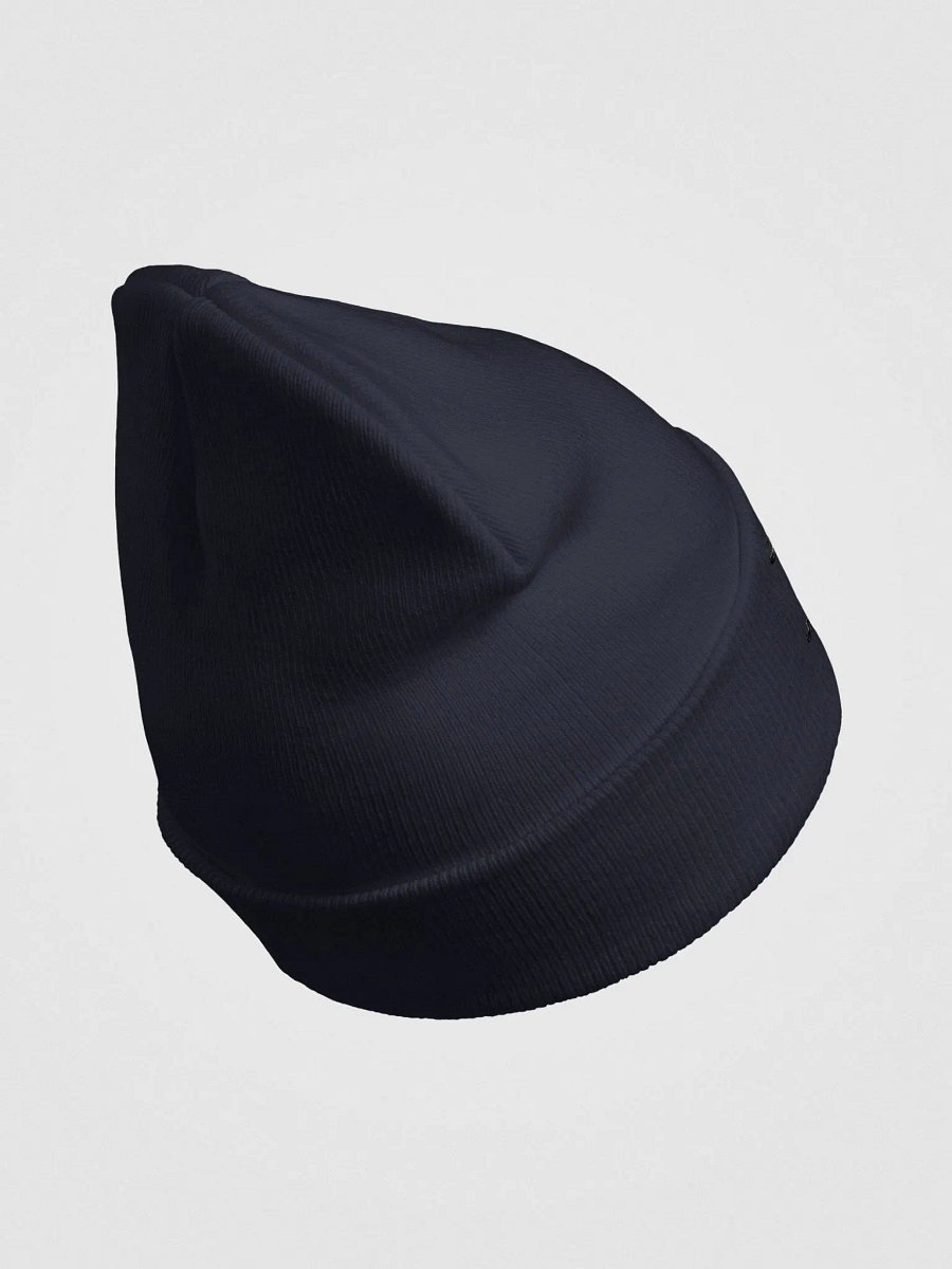 Knit Beanie - Embroidery - Black HApex Gear White Logo product image (3)