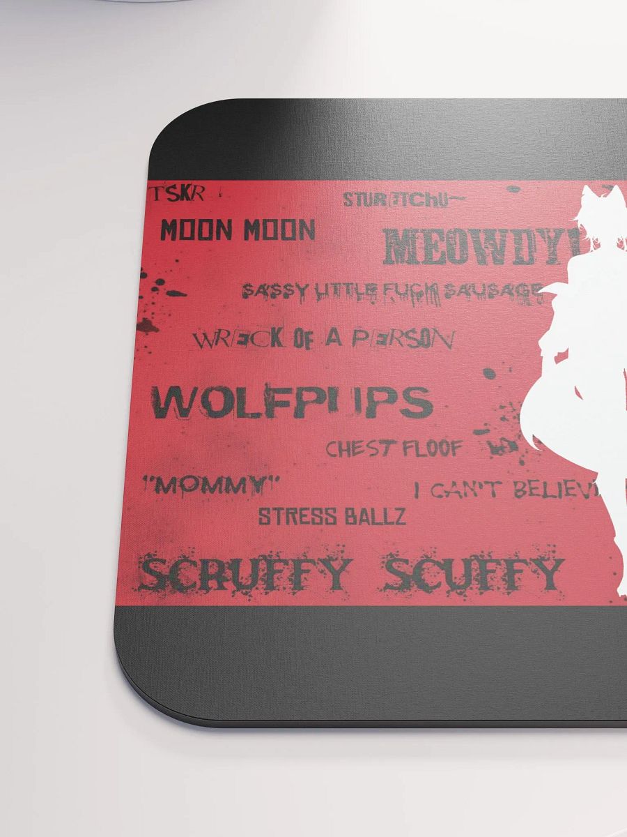WolfcatRisi Word Wall Mousepad product image (6)