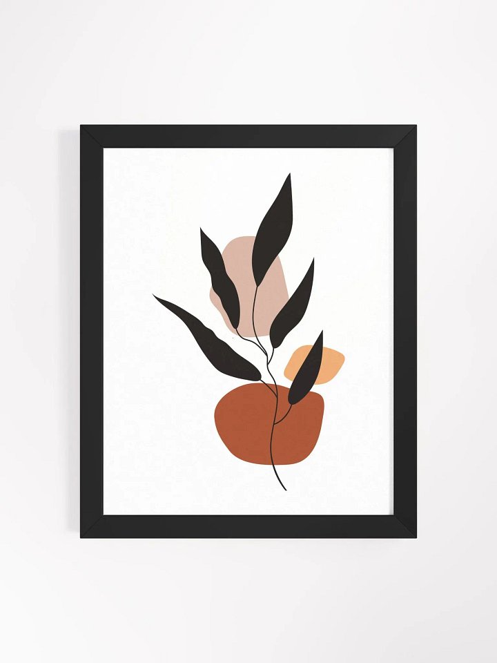 Abstract Plant Framed Matte Poster product image (14)