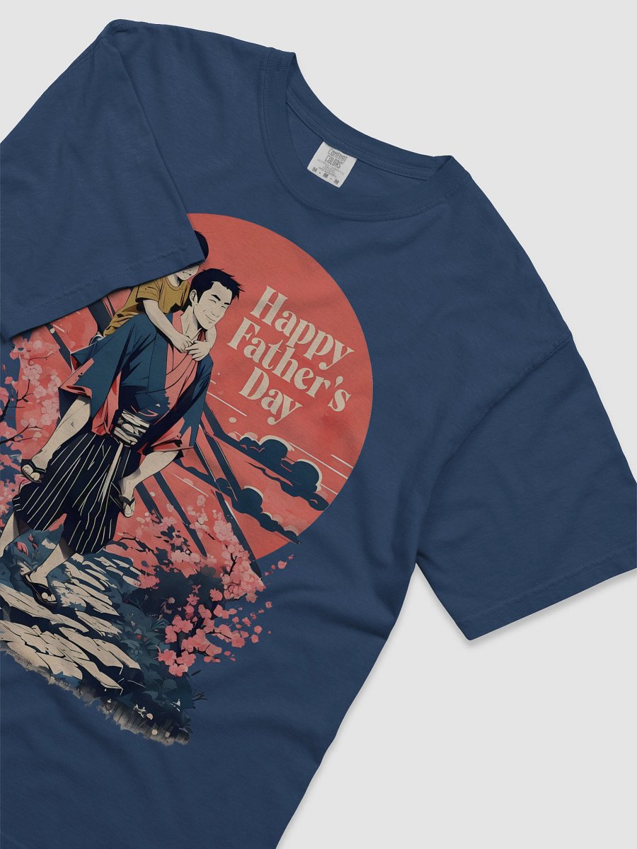 Happy Father’s Day Illustration | Vibrant Sunset & Blossoms product image (30)