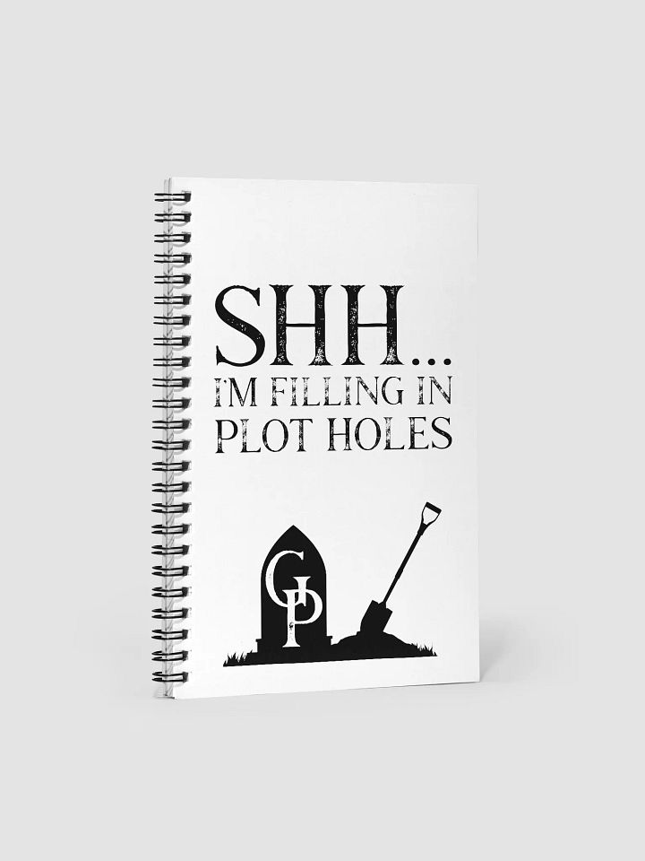 SHH - Plot Holes Spiral Notebook product image (1)