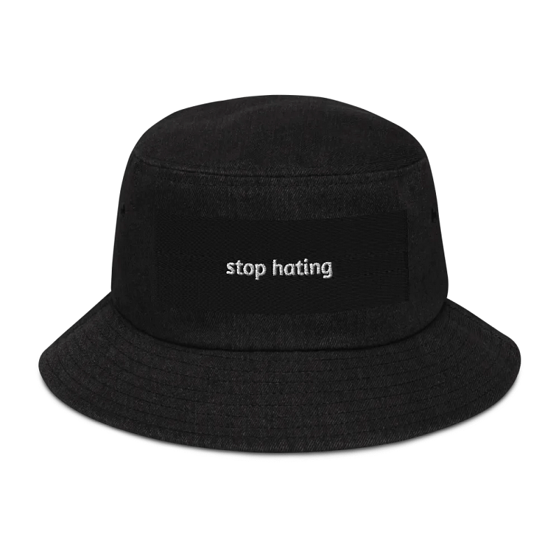 stop the hate bucket hat good quality
