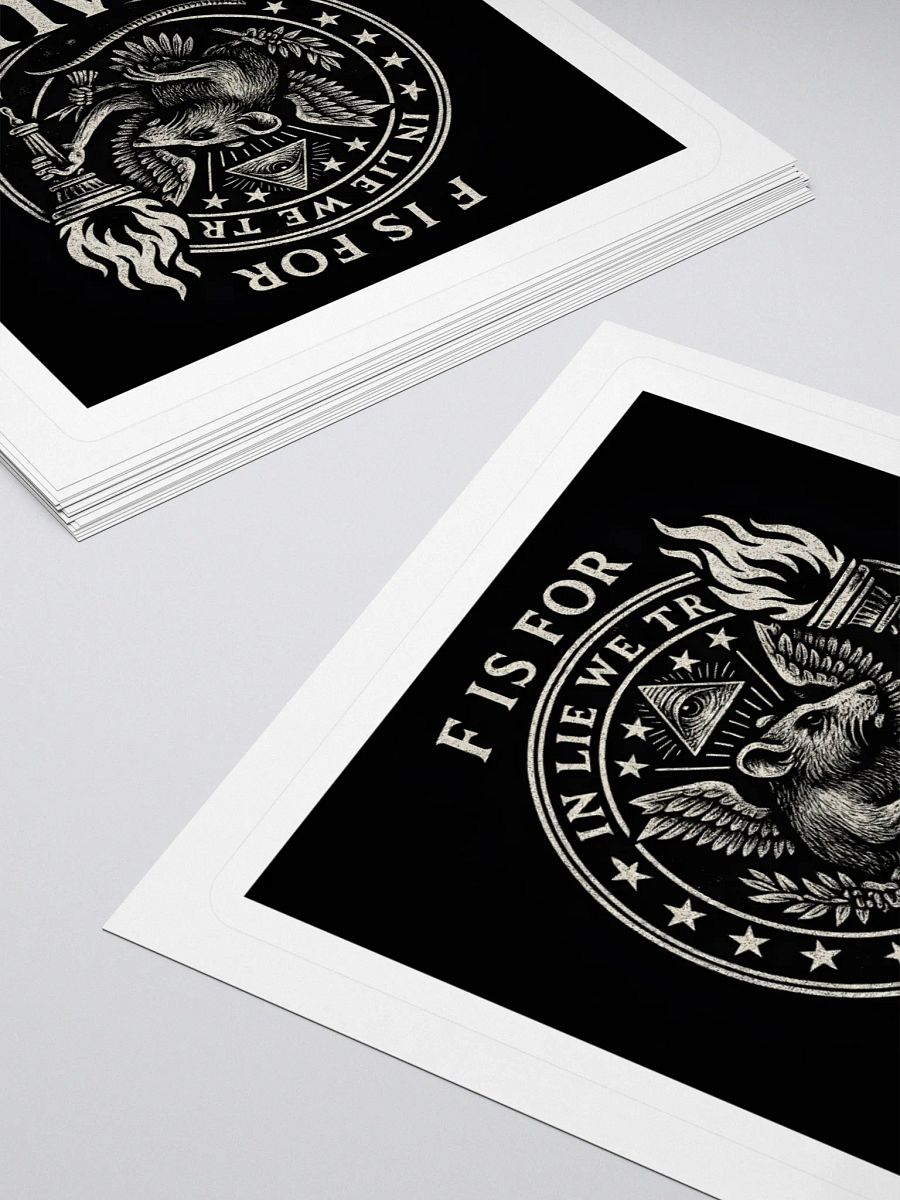 F is for fraud sticker product image (10)