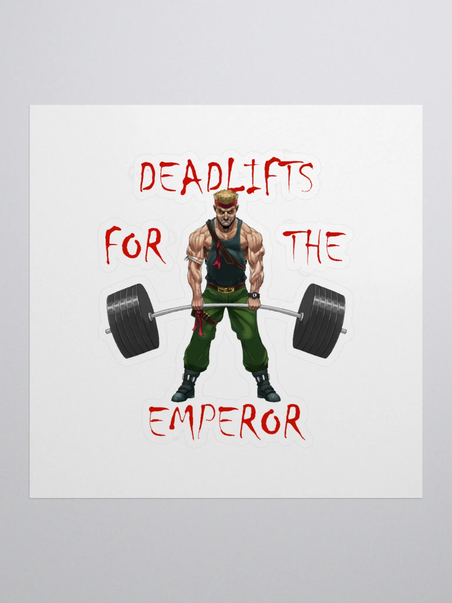 Deadlifts For The Emperor - Jungle Fighter - Sticker product image (1)
