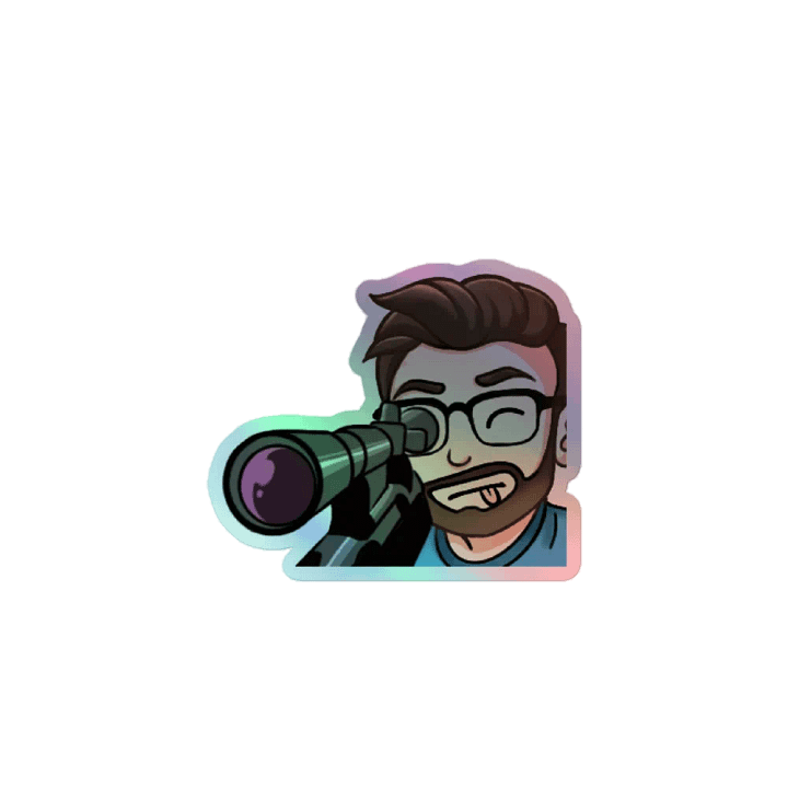 Holographic Sniper Matty Sticker product image (1)