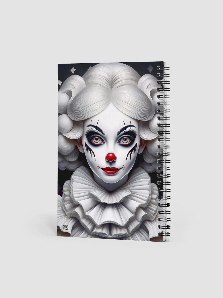 Spiral Notebook girl clowns double trouble product image (2)