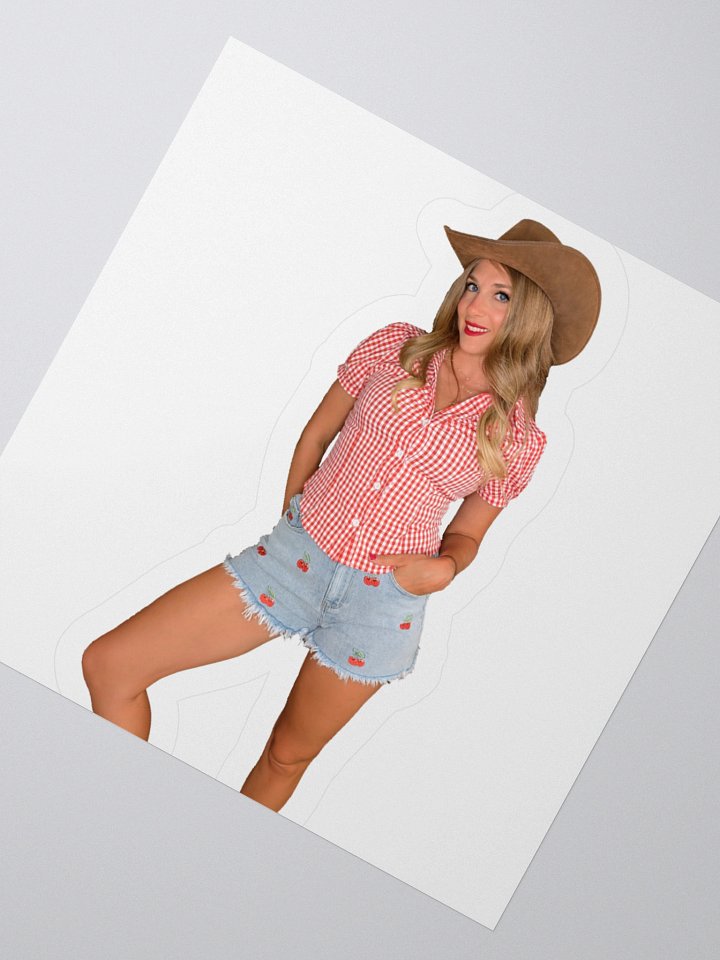Cowgirl Cosplay Sticker v2 product image (4)