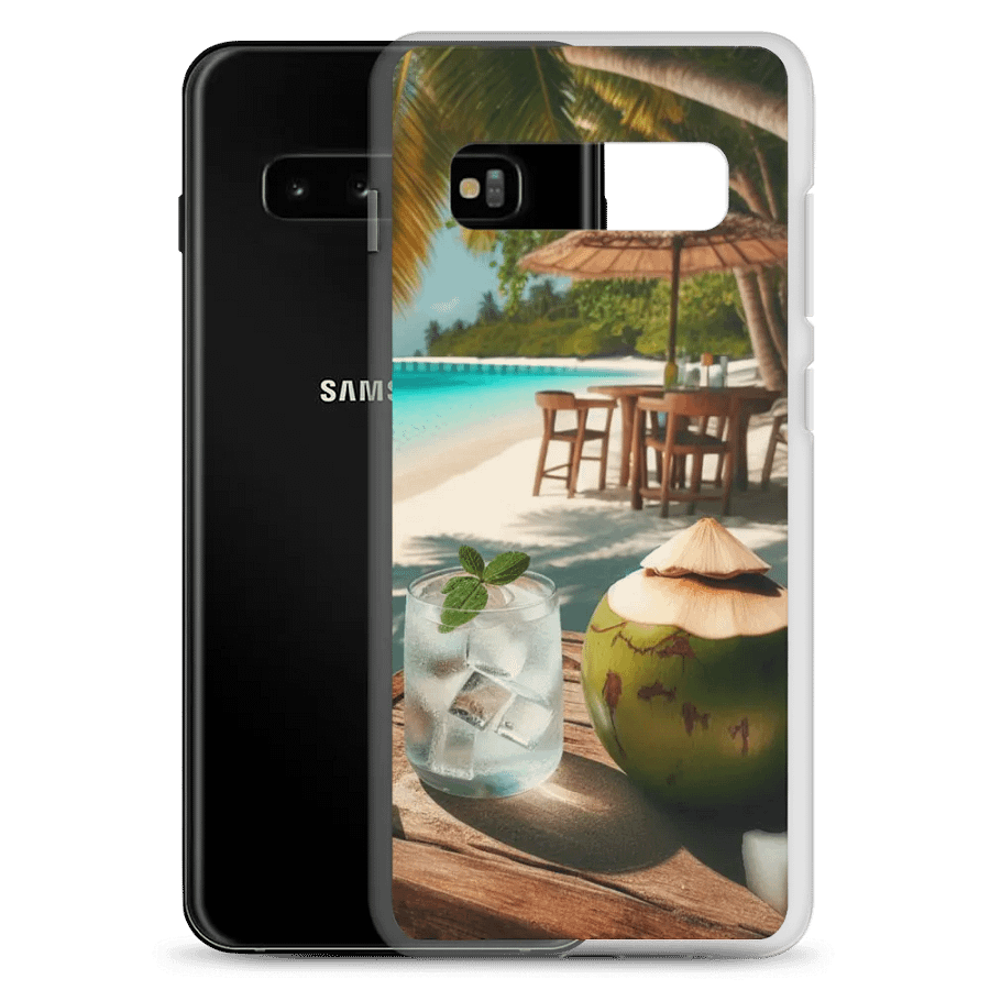 Tropical Breeze Samsung® Clear Case | AI Design product image (9)