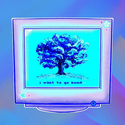 Do you feel a longing you can't place for a home that never was?

#myart #y2k #y2kaesthetic #y2kcore #nostalgia #noaiart #art...