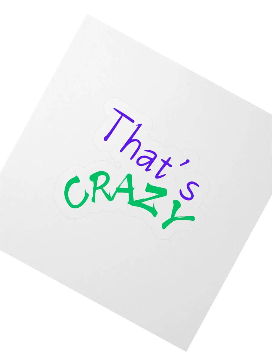 Crazy Sticker product image (2)