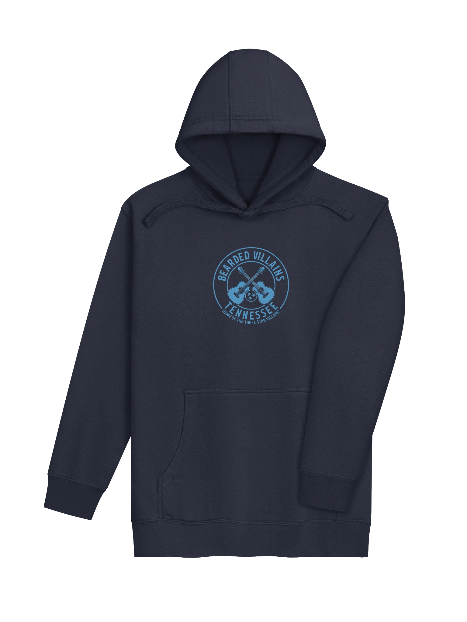 TSV “Titansteel Surge” Premium Hoodie | Titan Blue + Deep Navy | Front/Back Print product image (14)