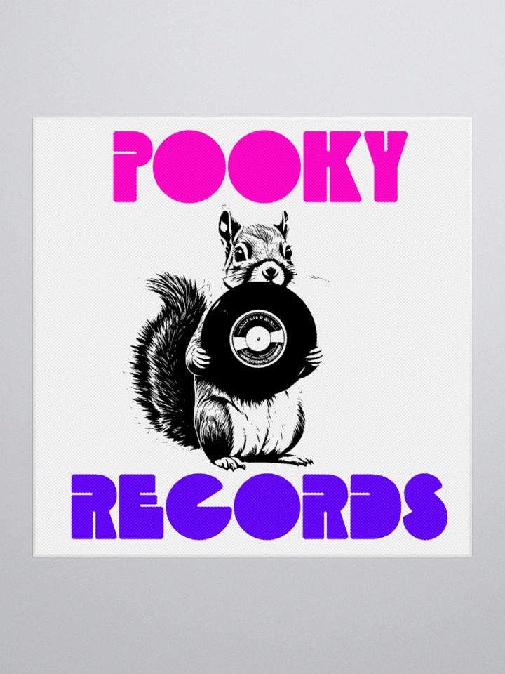 Pooky's Vinyl Squirrel Sticker product image (3)