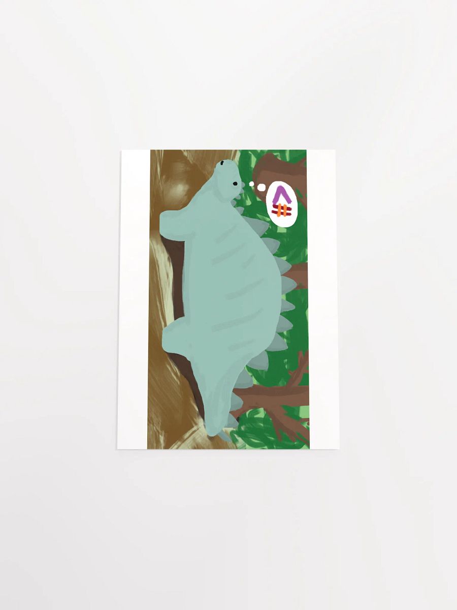 Dinosaur sending love print product image (4)