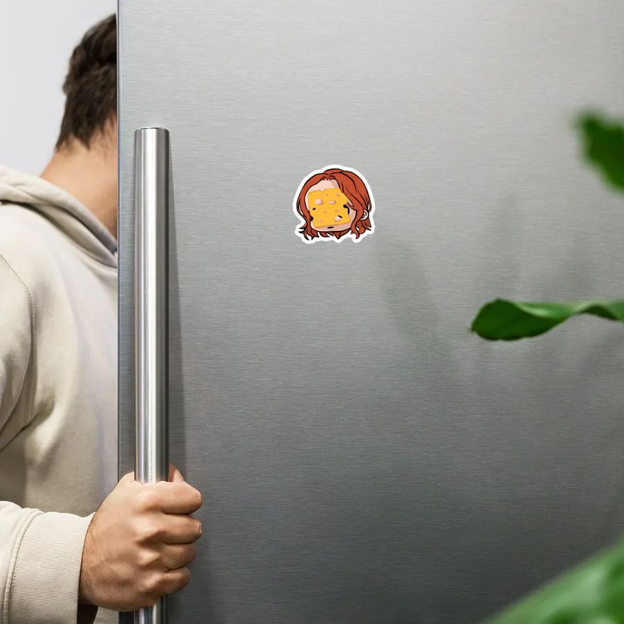 CHEESE emoji magnet product image (6)