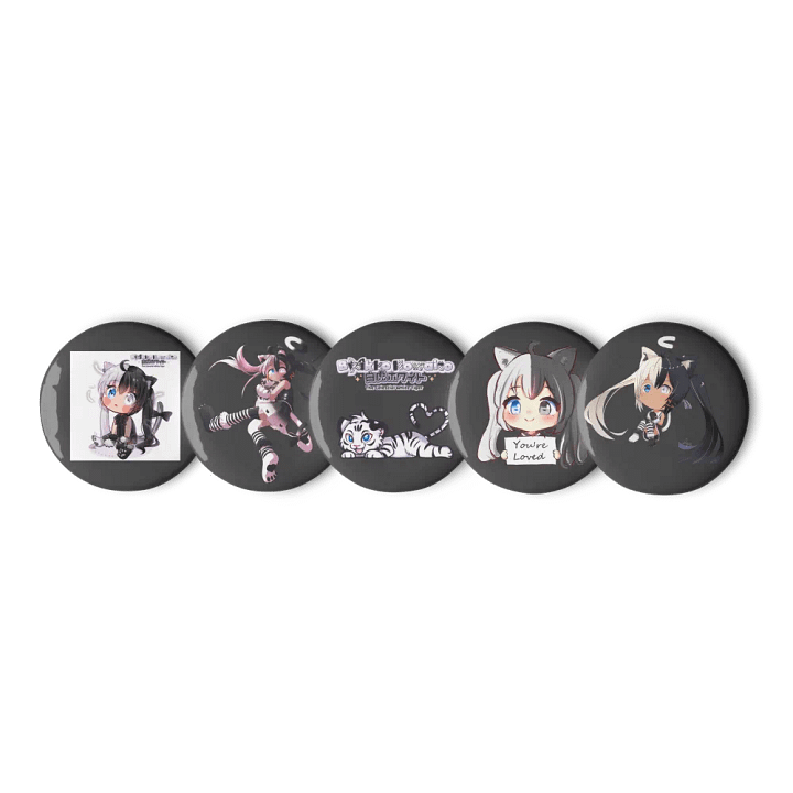 Pin Button - Limited Edition Collection #1 (Black) product image (1)