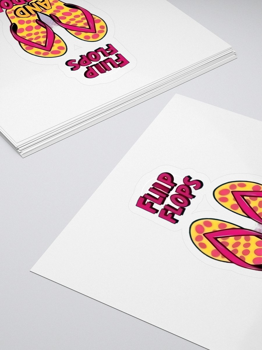 Freedom Vibes Flip Flops Stickers product image (4)