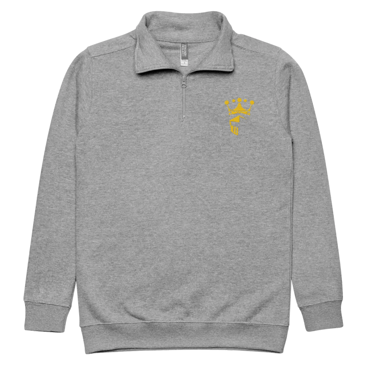 King and crown embroider Fleece Pullover 1/4 zip product image (2)