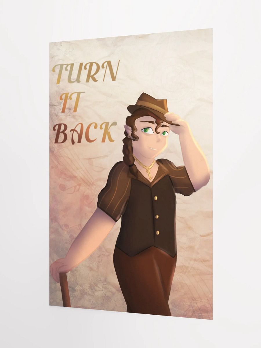 THE FIVE STAGES OF GRIEF BUT YOU'RE STILL ALIVE: Turn It Back Oil Painted Poster product image (5)
