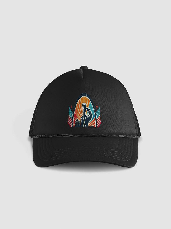 Patriotic Salute Foam Trucker Hat product image (1)