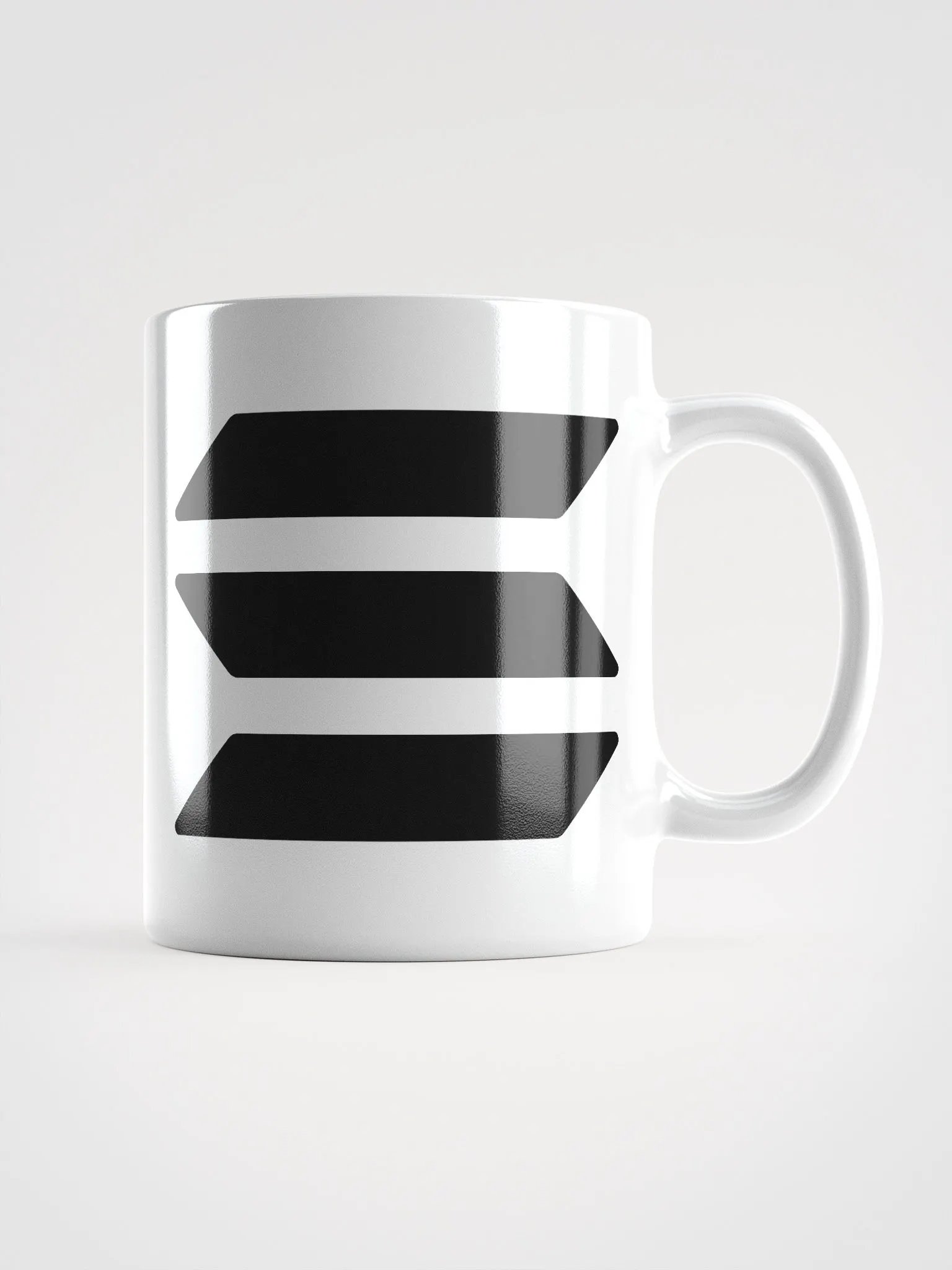 Solana Logo White Glossy Mug product image (6)