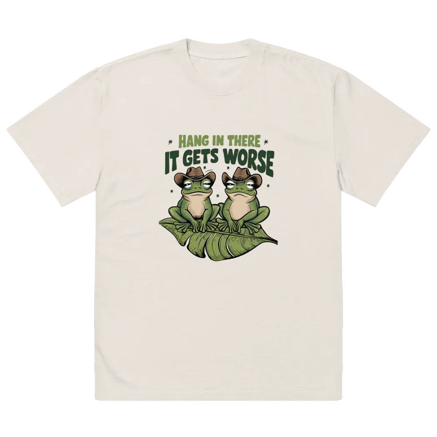 Froggy Wisdom Oversized T-Shirt product image (8)