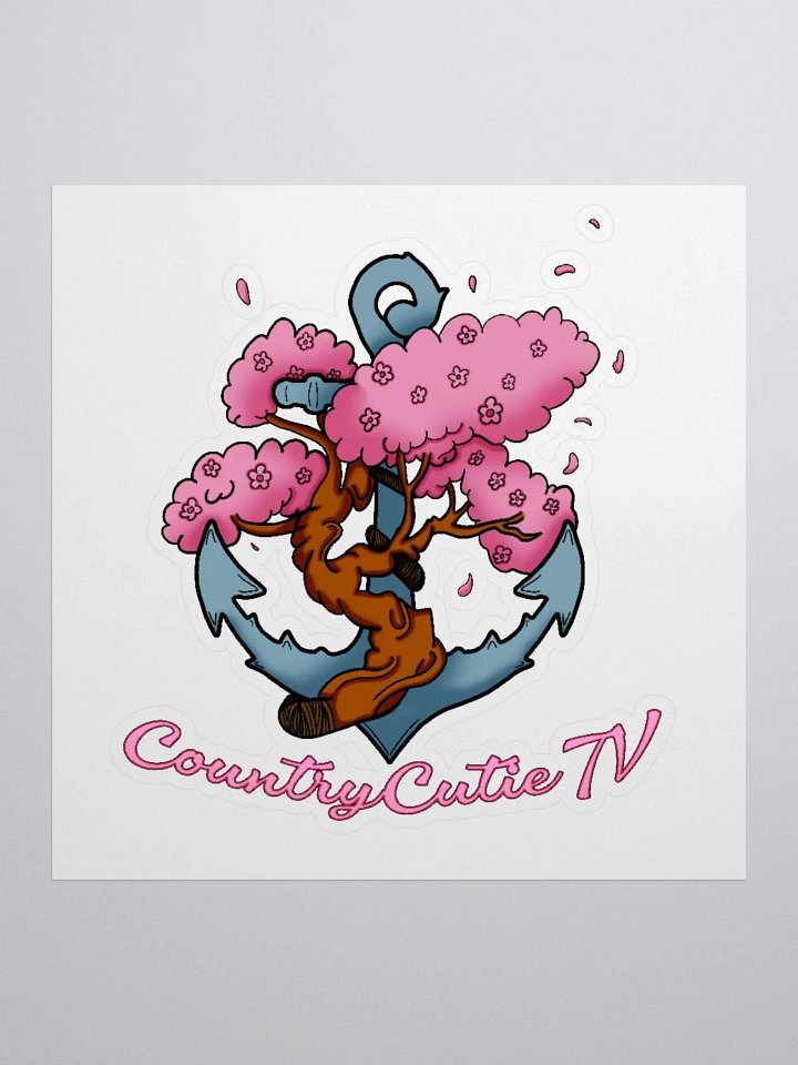 Blossomed Anchor Sticker product image (1)