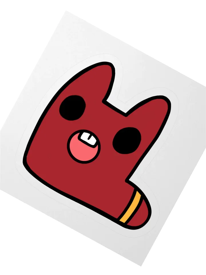 feltkat sticker simple product image (2)