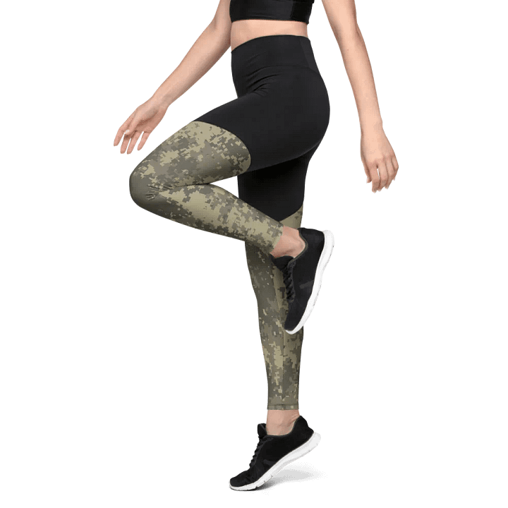 Vibrant Compression Sports Leggings product image (2)