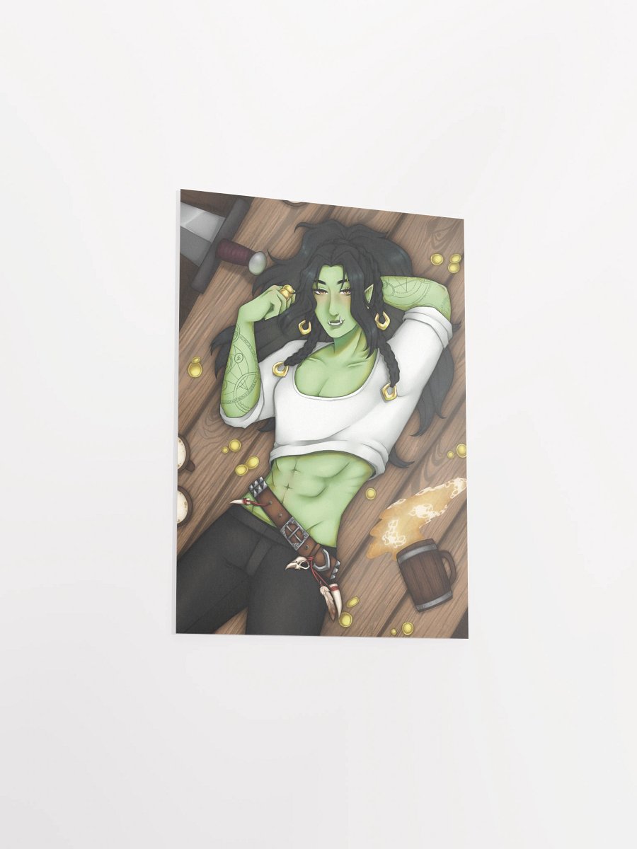 Glasha the Greenfire Pinup Poster product image (5)