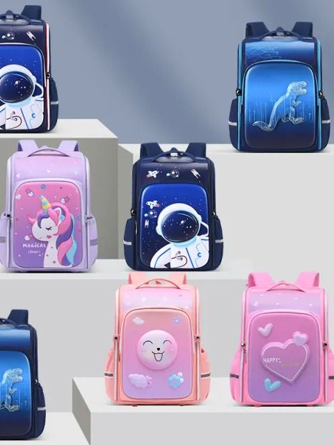 Large Capacity Wear-resistant Burden Alleviation Backpack For Boys And Girls product image (1)
