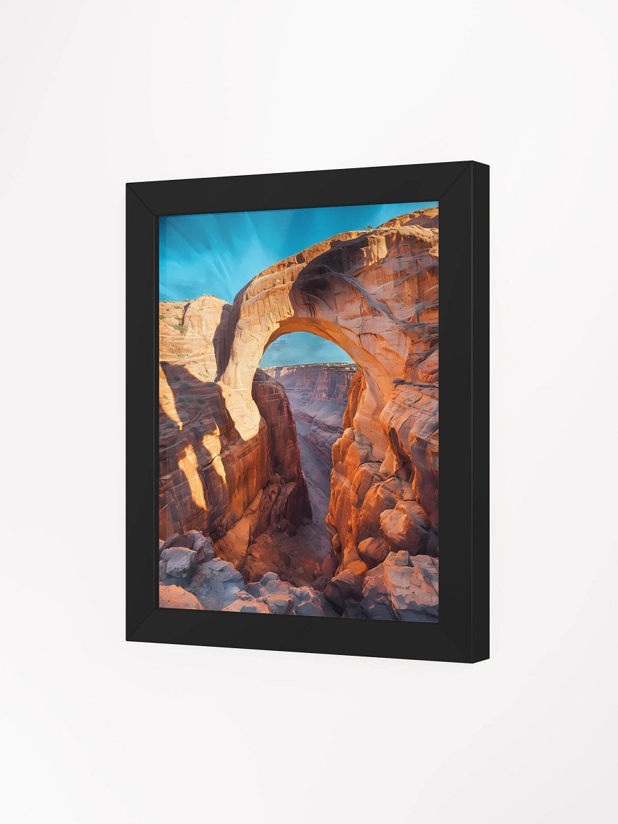 Canyon Glow: Framed Natural Arch Poster product image (4)