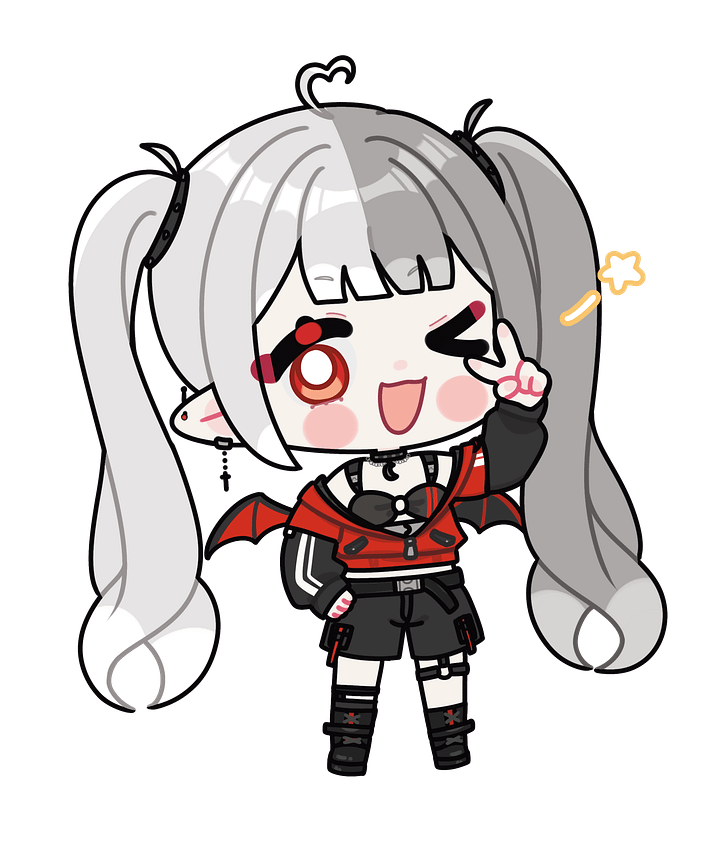 V SIGN LUCI KEYCHAIN product image (2)