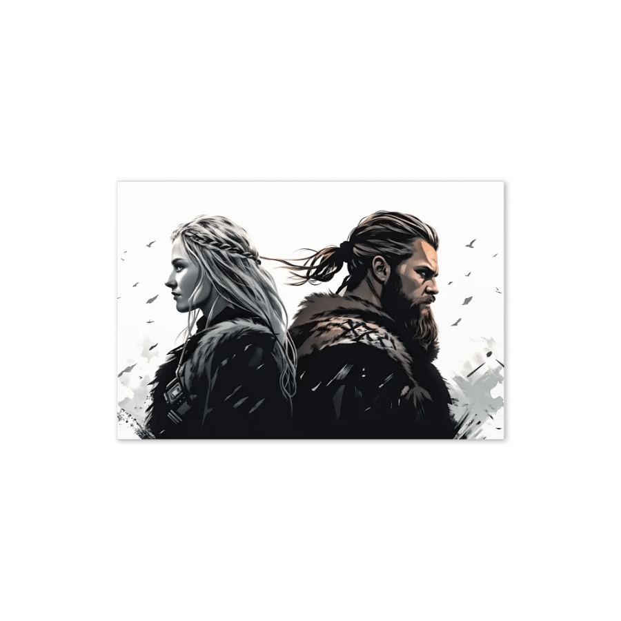 Greeting Card - Viking Couple product image (1)