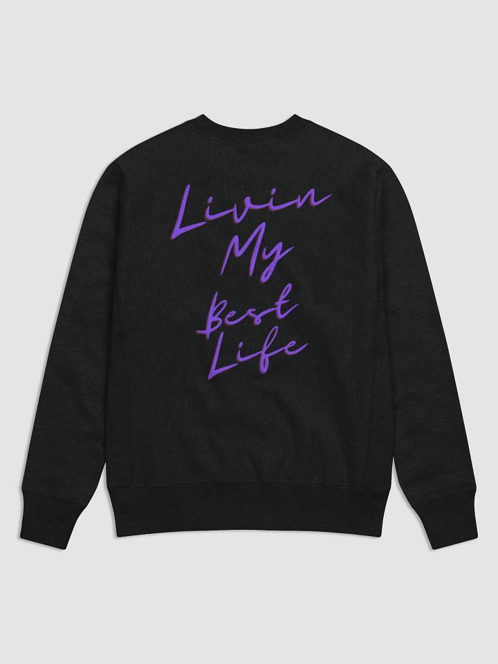 Livin My Best Life Sweater product image (2)