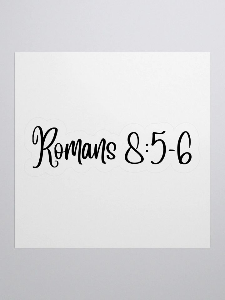 Romans 8:5-6 product image (2)