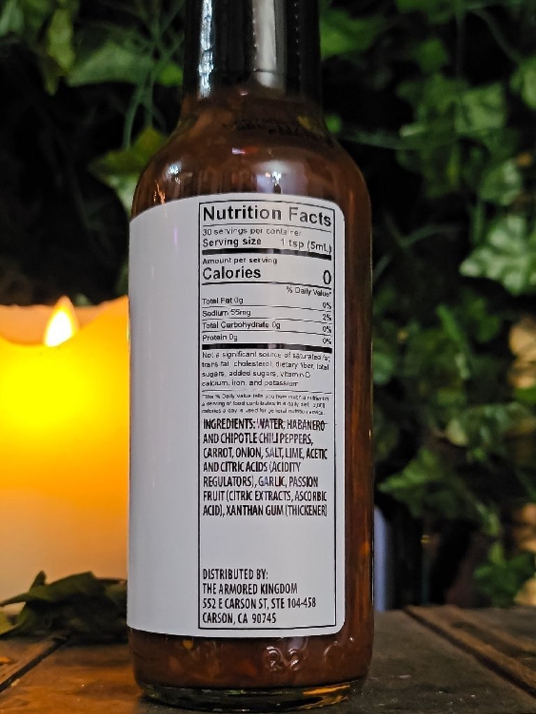 The Armored Kingdom Chipotle Hot Sauce (5 FL OZ) product image (3)
