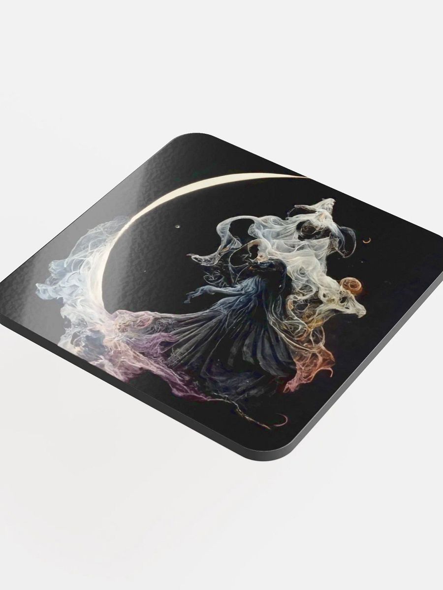 Lunar Dance Glossed Cork Coaster product image (4)