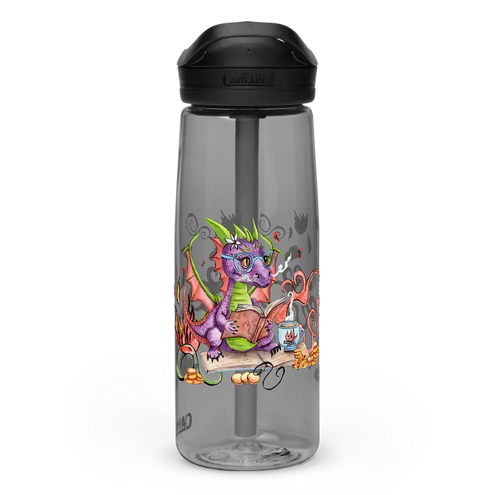 Learning to Breathe Fire 22 oz Straw Bottle Black product image (1)