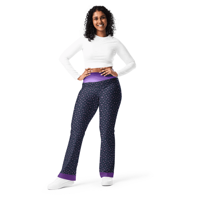Lavender floral whisper bottoms