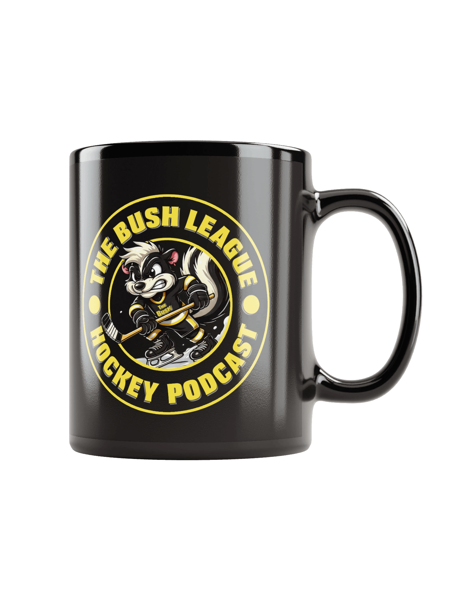 The Bush League Hockey Podcast – Skunk Logo Mug product image (1)