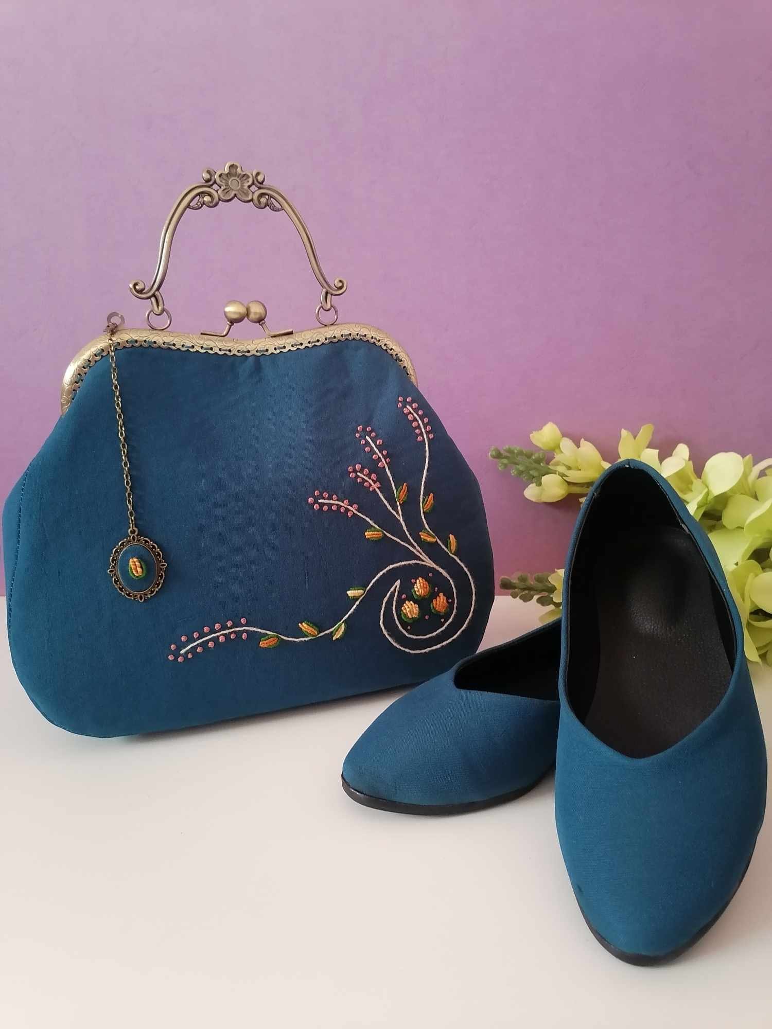 Dark Teal Handbag product image (3)