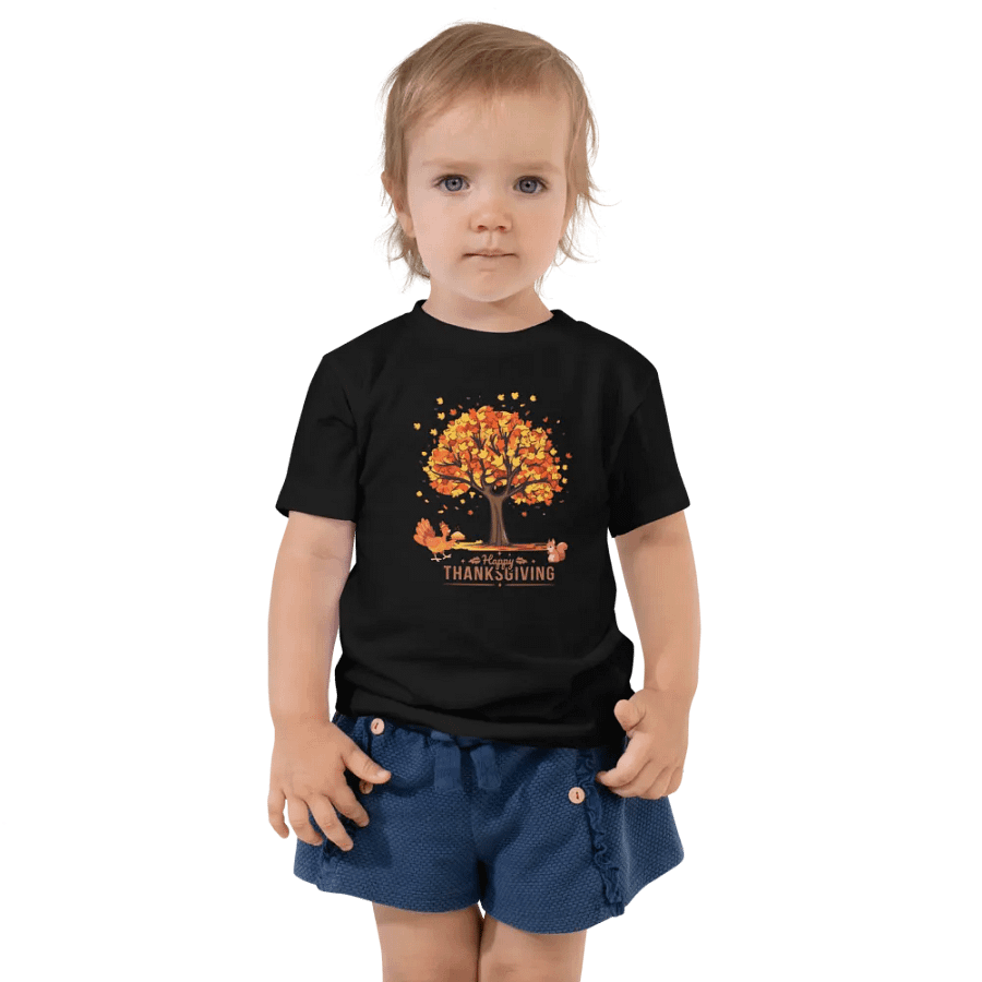 Festive Thanksgiving Toddler Tee product image (1)