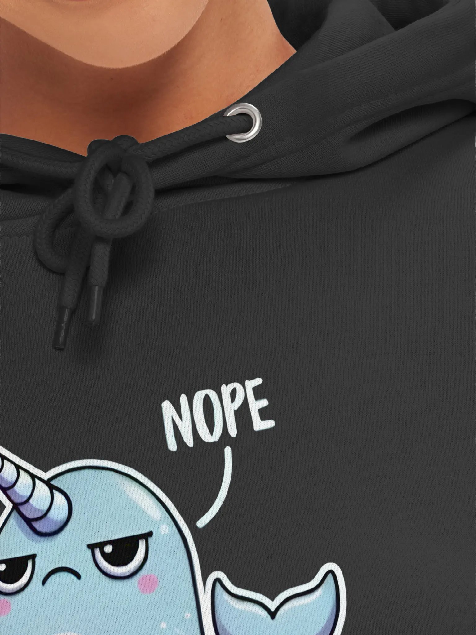 Nah-Whal Unisex Premium Hoodie product image (7)