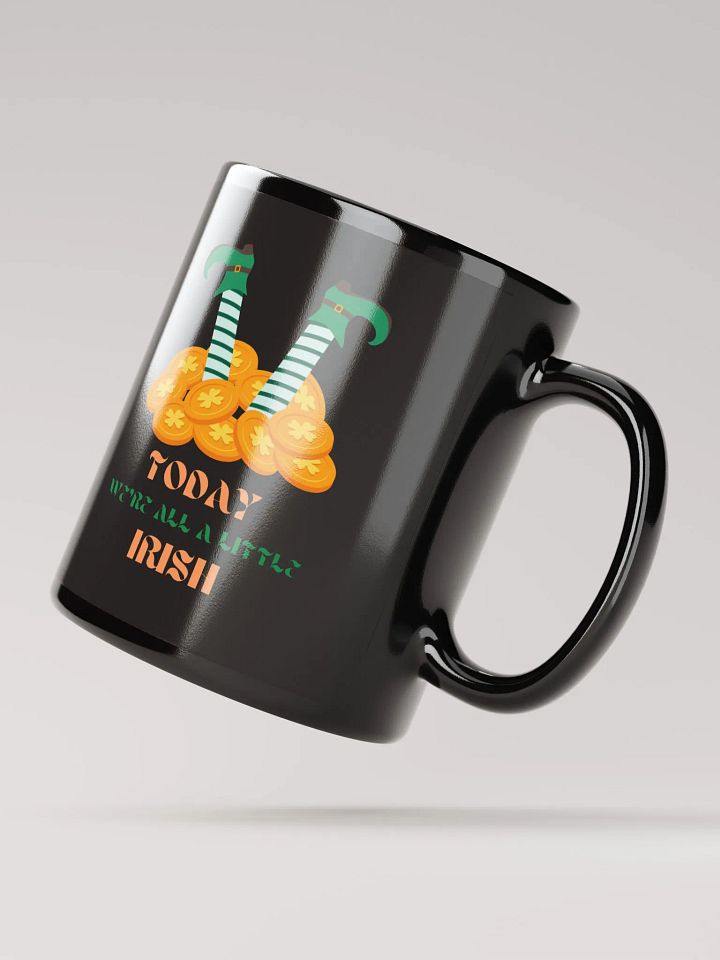 Whimsical St Patricks Day Gold Coin Mug product image (3)