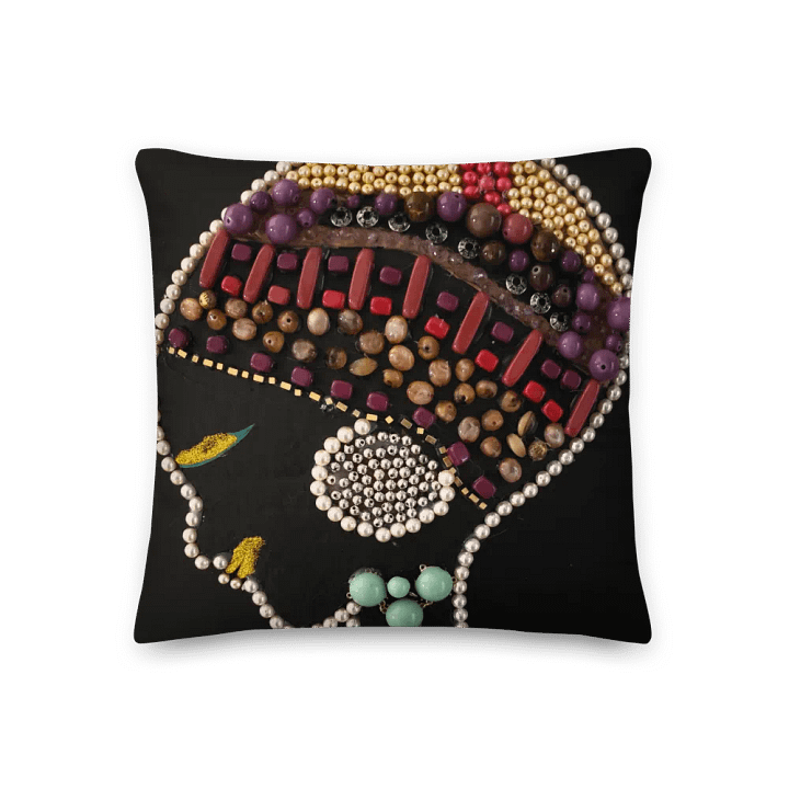 Mosaic Silhouette Decorative Premium Pillow product image (1)