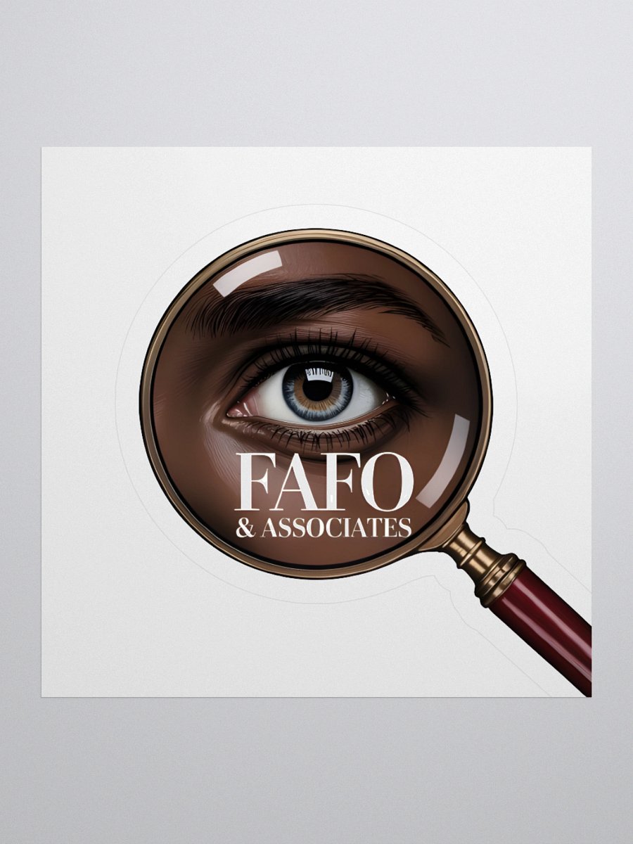 Eye-Catching FAFO & Associates Stickers product image (2)