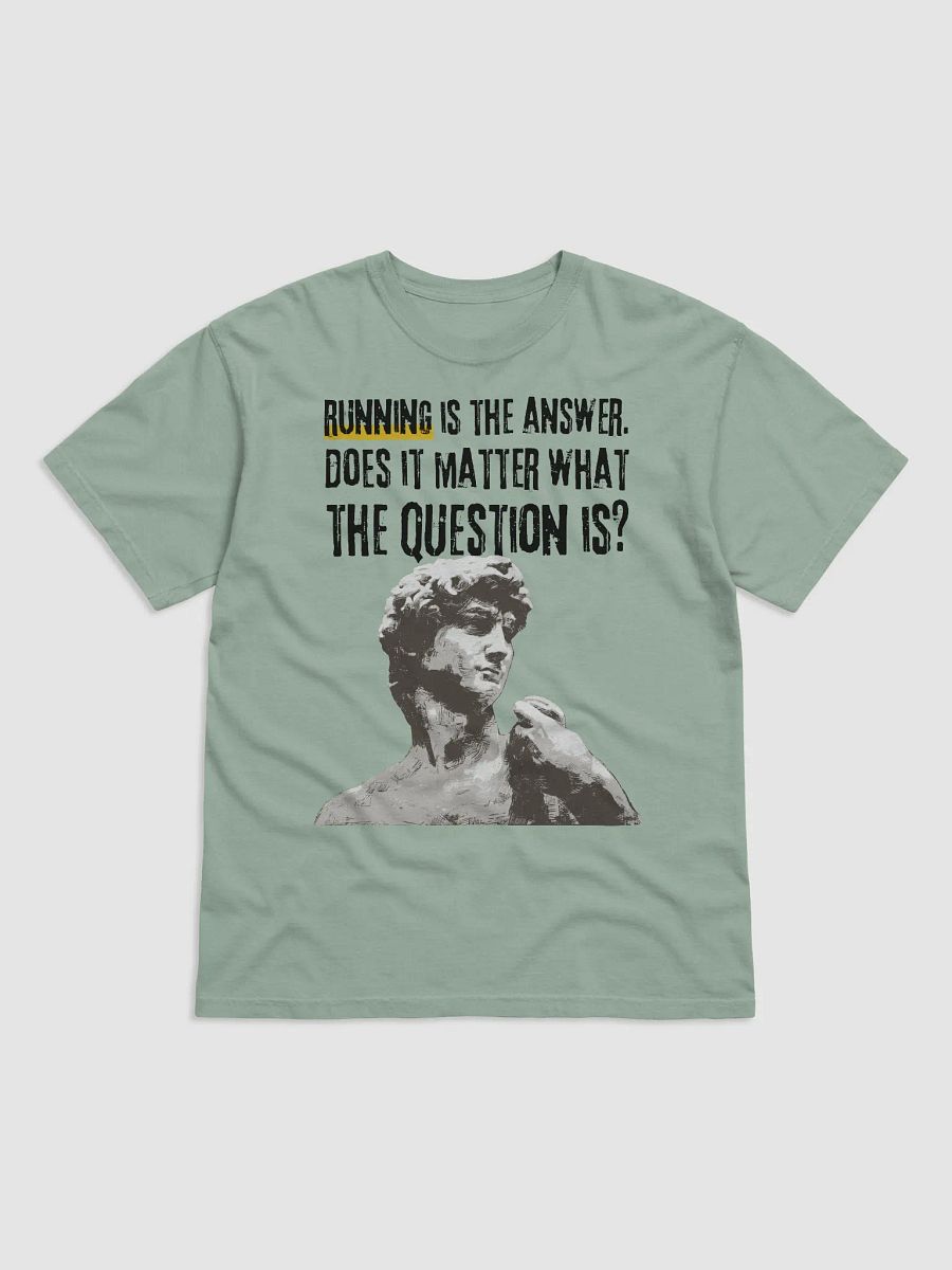 Running Answer Stylized Statue T-Shirt product image (2)