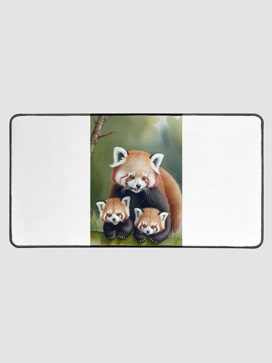 Red Panda Family Desk Mat product image (1)