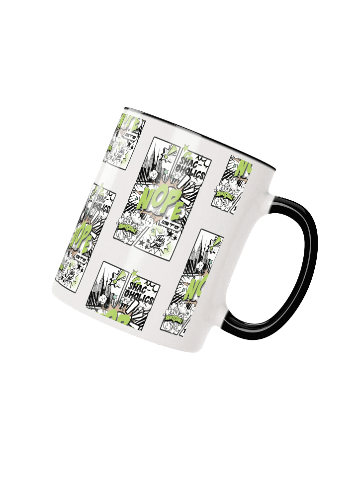 Shac-oholics Comic Blast Mug - Green 