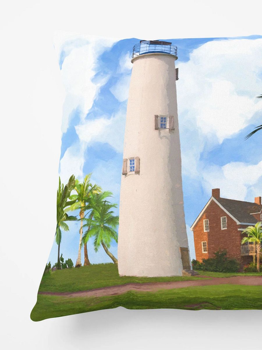 St. George Island Lighthouse – Florida Throw Pillow product image (4)